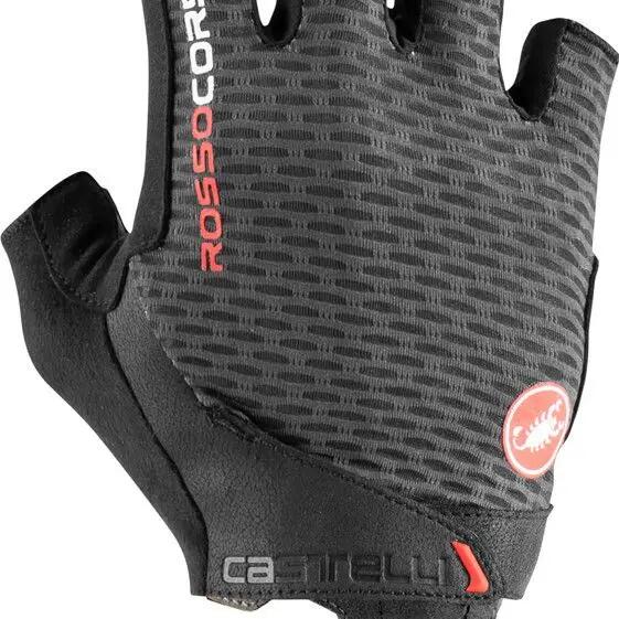 Castelli Rosso Corsa Pro V Gloves Dark Gray