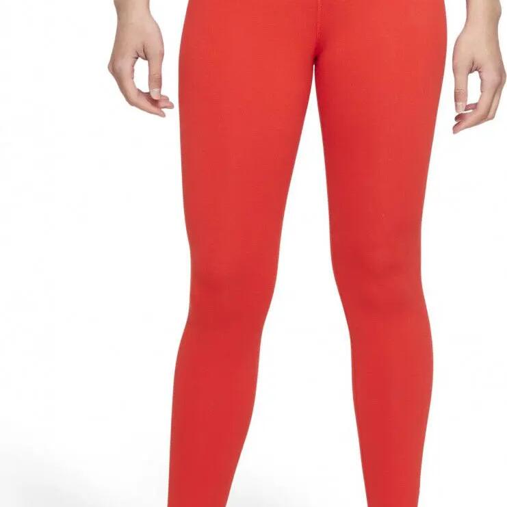 Nike Sportswear Essential Women 7/8 Mid-Rise Leggings Red