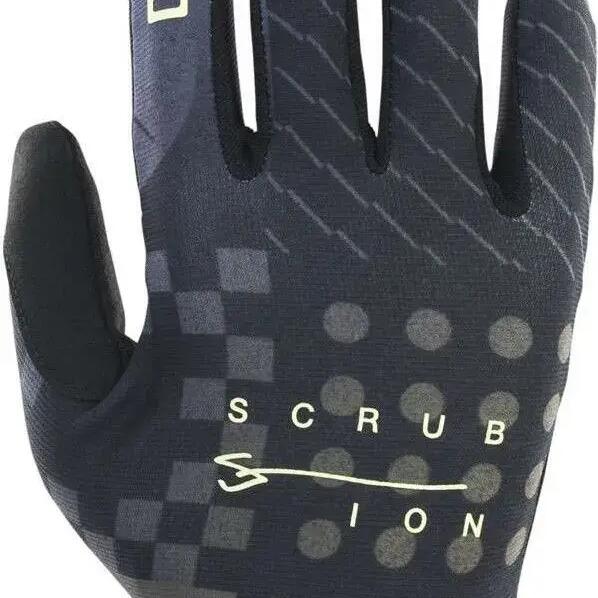 ION Bike Scrub Gloves Unisex Black Gold