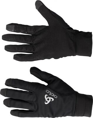 Paar odlo zeroweight warme winterhandschoenen zwart unisex
