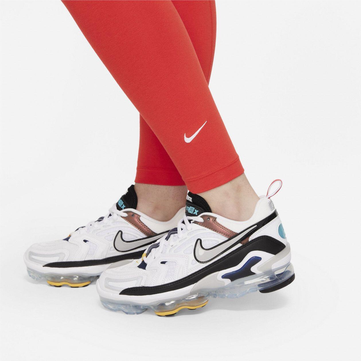 Collant 7/8 Nike Sportswear Essential Rouge Femme 4/5