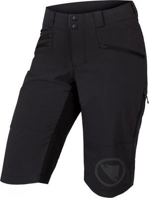 Endura singletrack ii black women's shorts