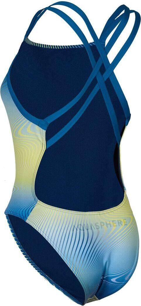 Aquasphere Essential Open Back Swimsuit Blue 3/3