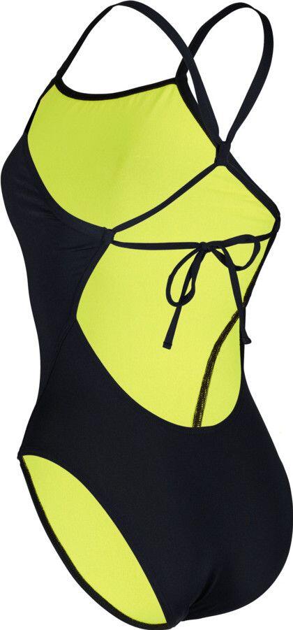 Aquasphere Essential Tie Back Badpak Zwart Geel 3/6