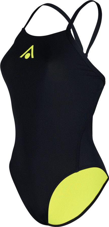 Aquasphere Essential Tie Back Badpak Zwart Geel 2/6