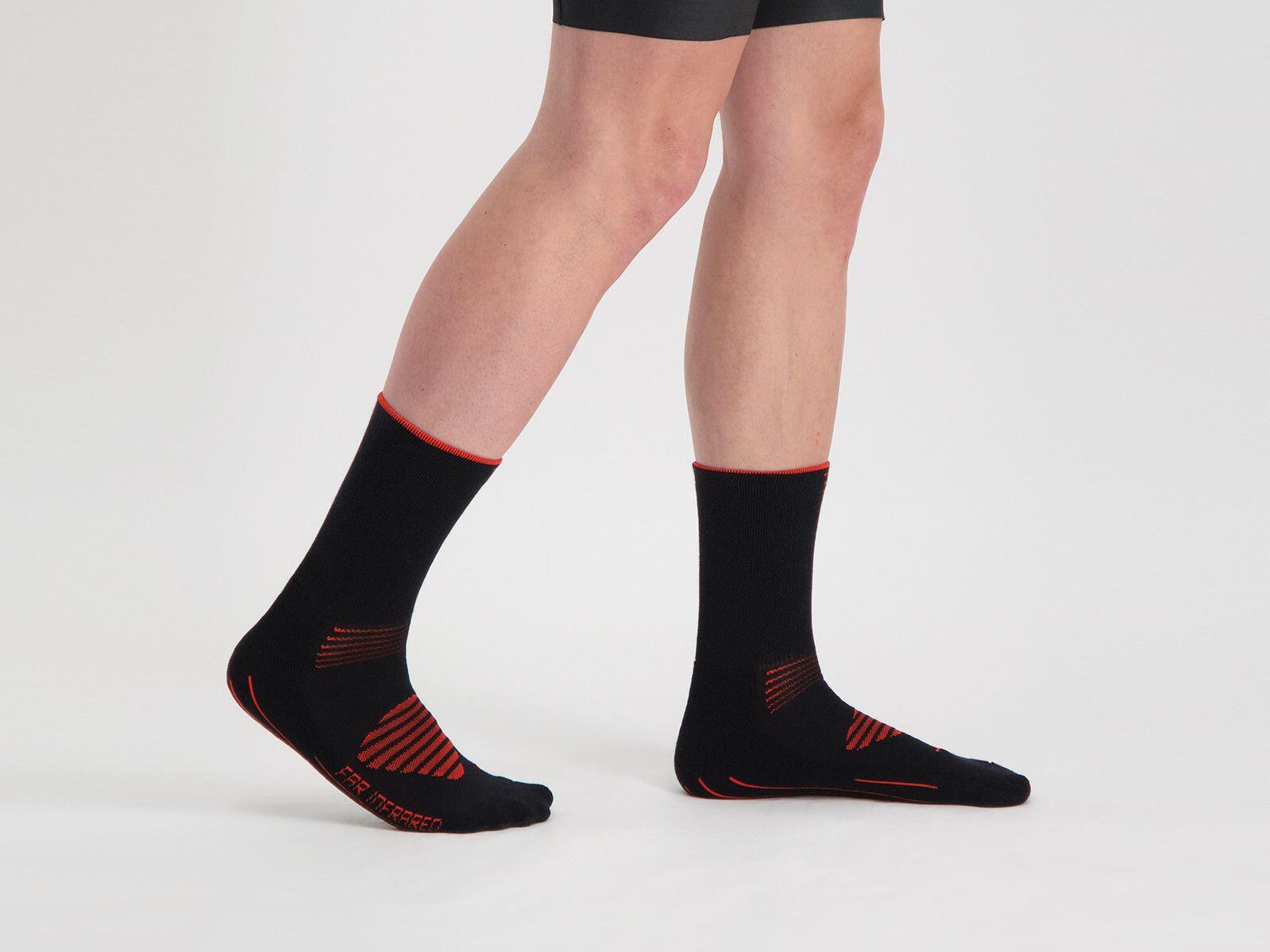 BBB InFraRouge FIRFeet Socken Schwarz / Rot 5/5