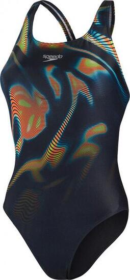 Maillot de Bain Femme Speedo Eco+ Placem Dig Power Noir