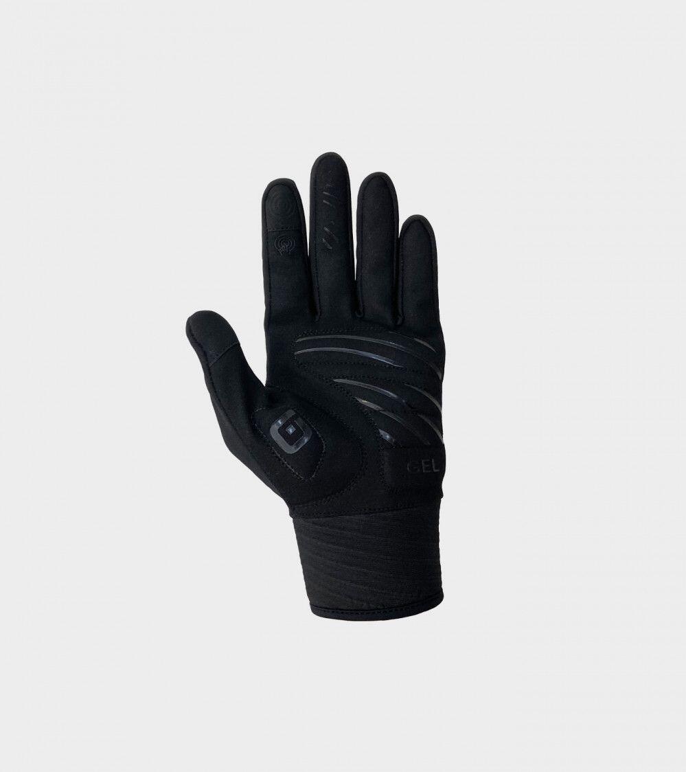 Unisex Winterhandschuhe Alé Windprotection Schwarz 2/5