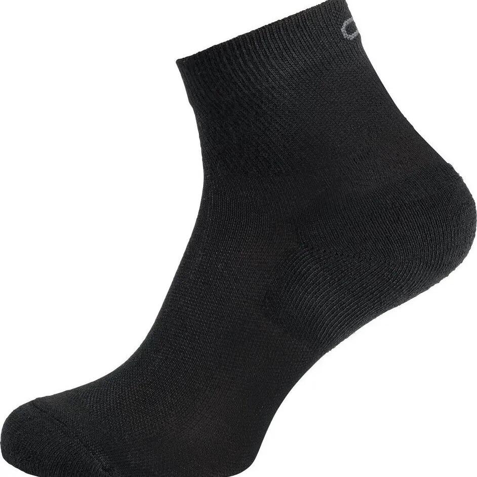 2 x Medium Odlo Active Socks Black Unisex 36-38