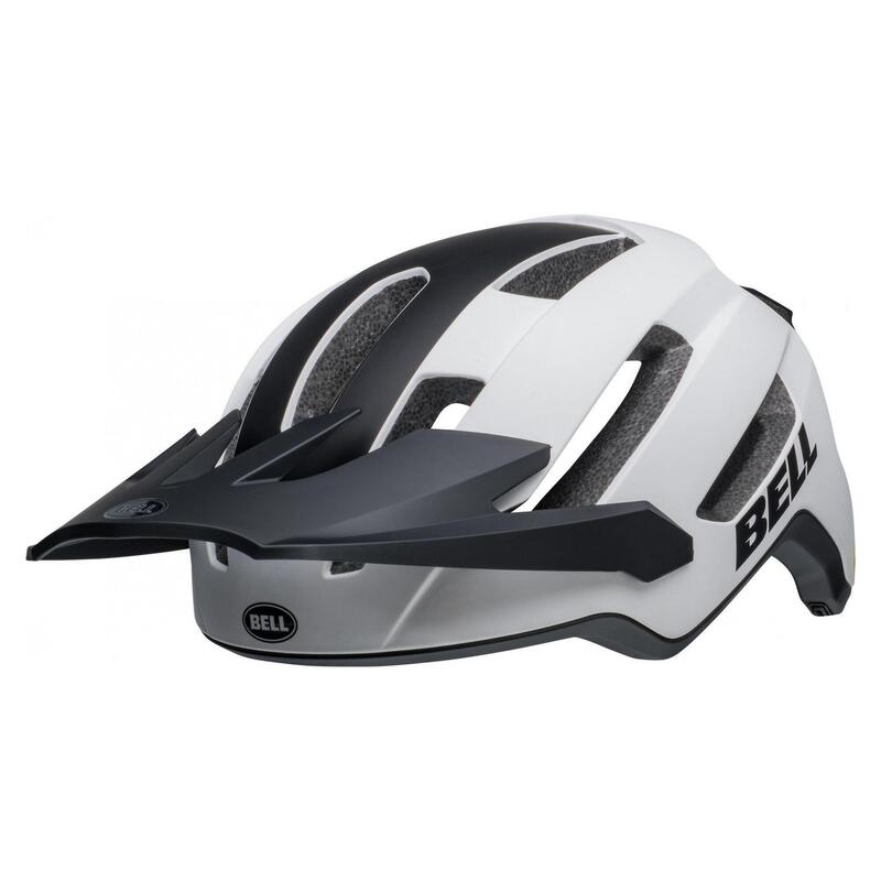 Casca de bicicletă Bell 4 Forty Air Mips alb mat cu vizieră
