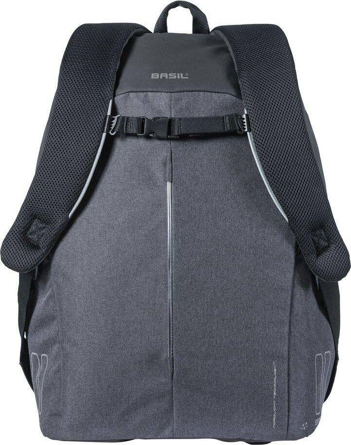 Mochila de bicicleta Basil B-Safe Nordlicht com tira LED de 18 litros preta 2/5