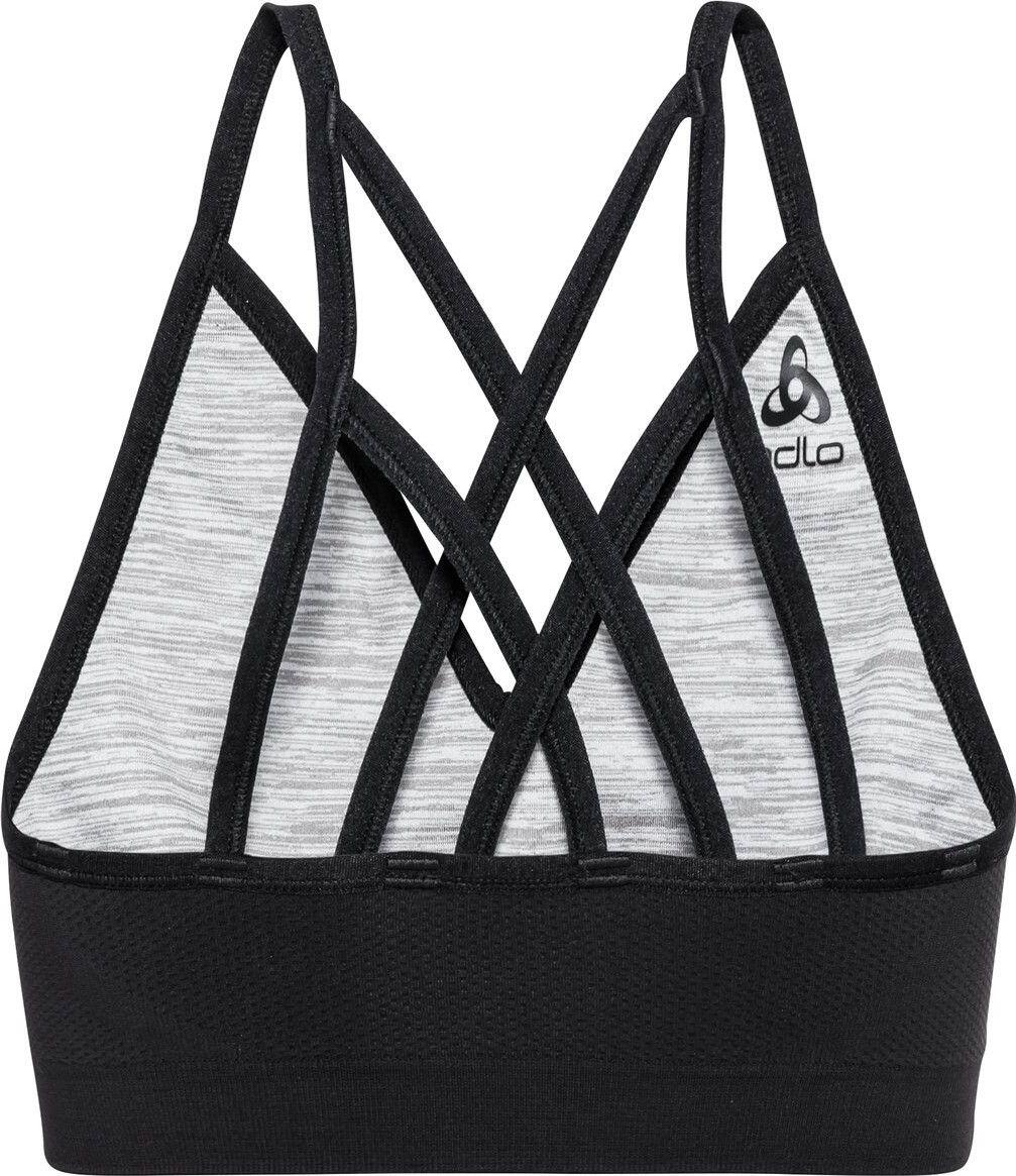 Brassière Odlo Seamless Soft Noir Femme 3/4