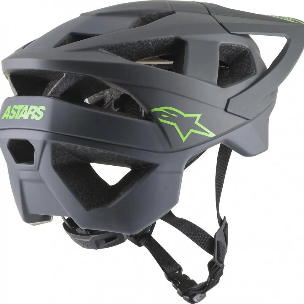Alpinestars Vector Pro Atom Matte Helmet Black / Grey