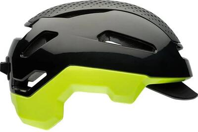 Bell hub helm grijs zwart / fluoriserend geel