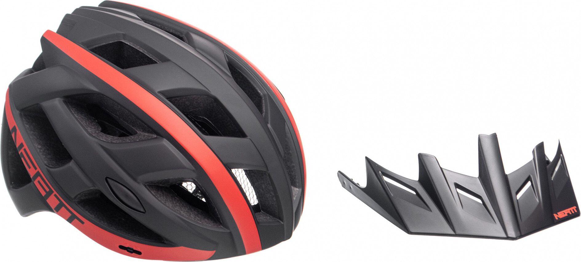 Capacete Neatt Basalte Race Preto/Vermelho 6/7