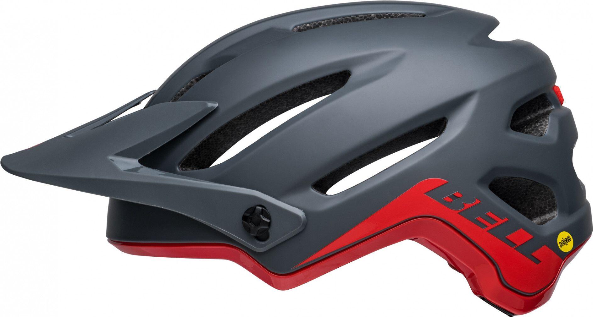 Capacete Bell 4Forty Mips i100 Cinza Vermelho 4/6