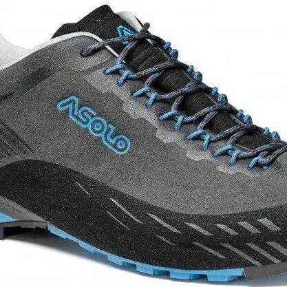 Asolo Eldo Lth Grey Blue Women's Hiking Shoes