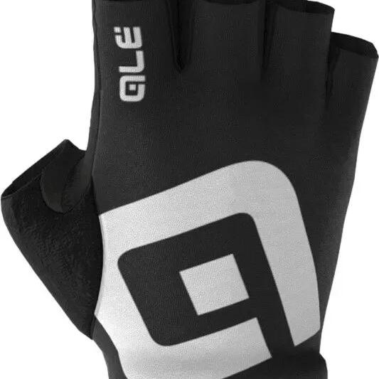 Alé Air Unisex Short Gloves Black/White
