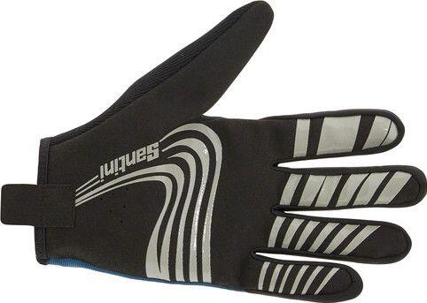 Lange MTB-Handschuhe Santini Gravel Blau 2/3