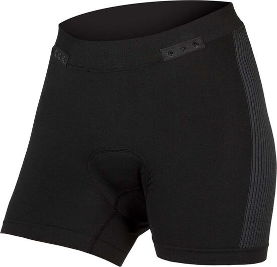 Endura Damen-Boxershorts mit gepolsterter Clickfast-Funktion in Schwarz