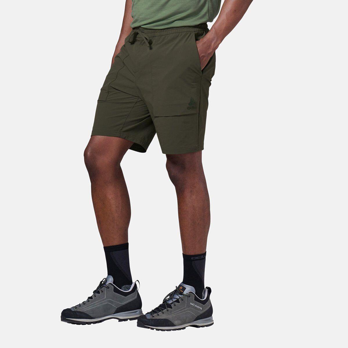 Short Odlo Ascent 365 Kaki 3/4