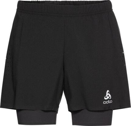 Odlo Zeroweight 5in 2-in-1 Shorts Schwarz