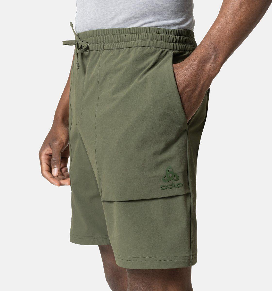 Short Odlo Ascent 365 Kaki 4/4