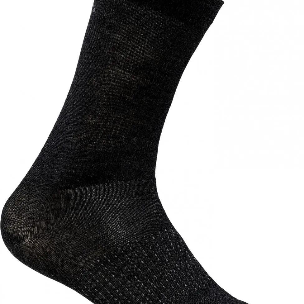 Socks x2 Craft Core Wool Black Unisex