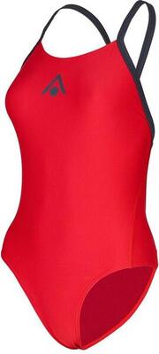 Costume Uomo Aquasphere Essential Wide Back Grigio Scuro/Rosso