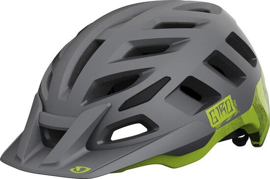 Giro Radix Helm Grijs Lime 2022