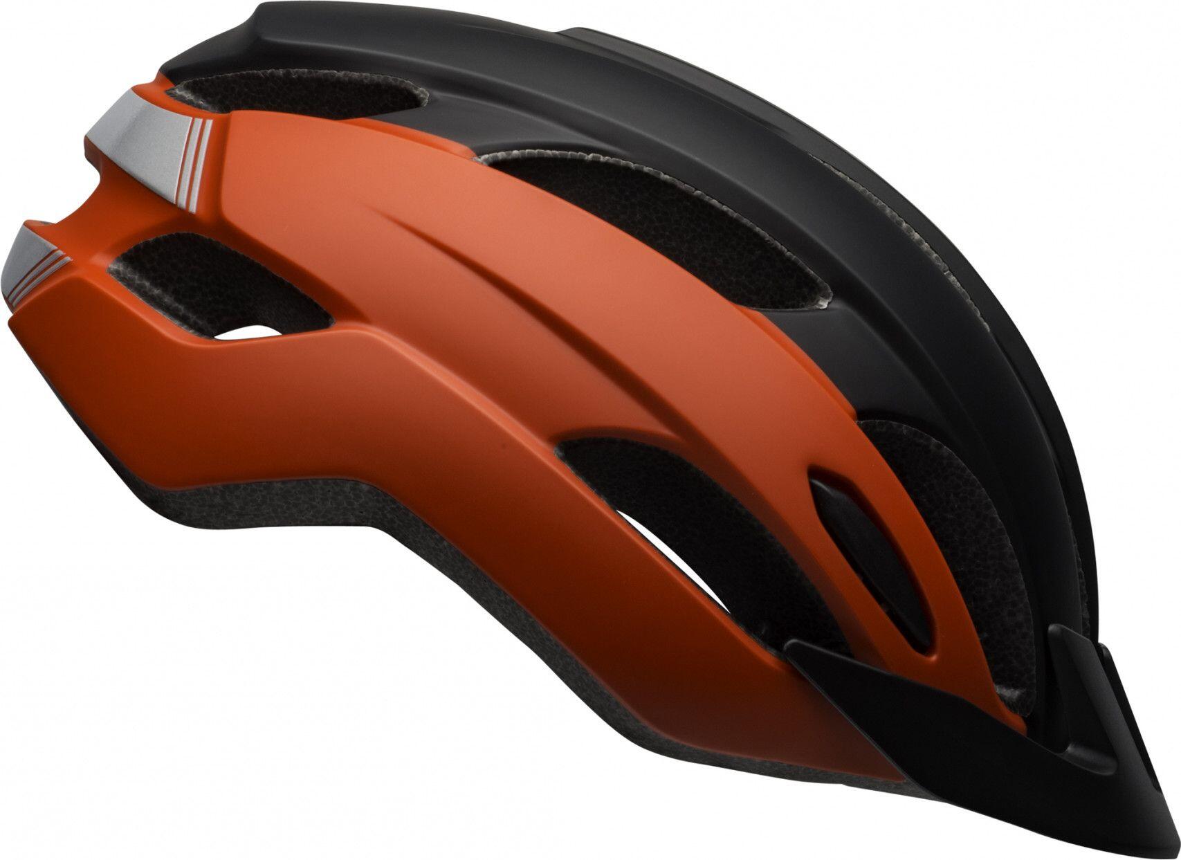 Casque Bell Trace Mat Rouge Noir 2/6