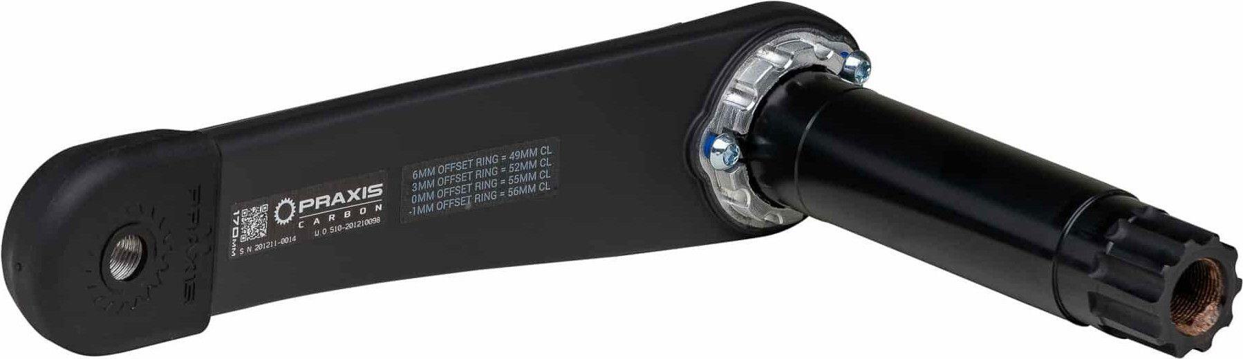 Praxis Girder Carbon Direct Mount Cranks (Sem Caixa) Black 3/5