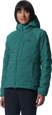 Mountain hardwear women's stretchdown hoody green