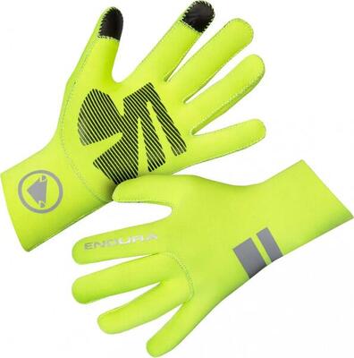 Heren fietshandschoenen endura fs260-pro nemo glove ii hi-viz
