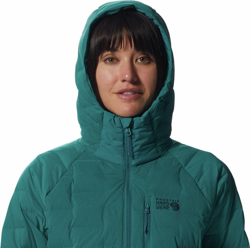 Doudoune Femme Mountain Hardwear Stretchdown Hoody Vert 4/7