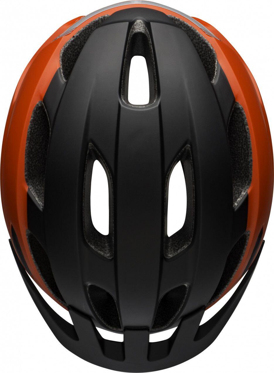 Casque Bell Trace Mat Rouge Noir 6/6