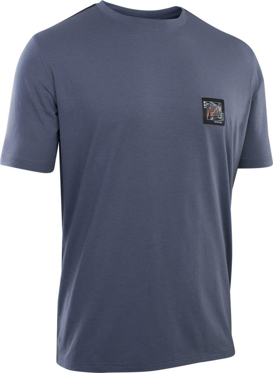 Maillot Manches Courtes ION Seek Amp Bleu 1/2