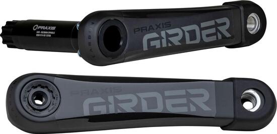 Praxis Girder Carbon Direct Mount Cranks (Zonder Case) Zwart