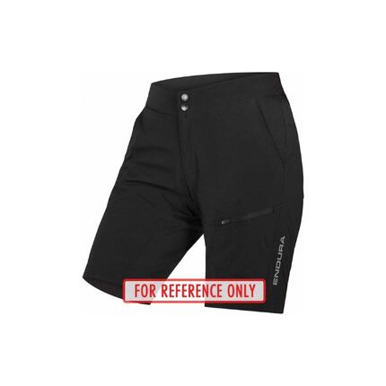 Krótkie spodenki damskie Endura Hummvee Lite z wkładką czarne
