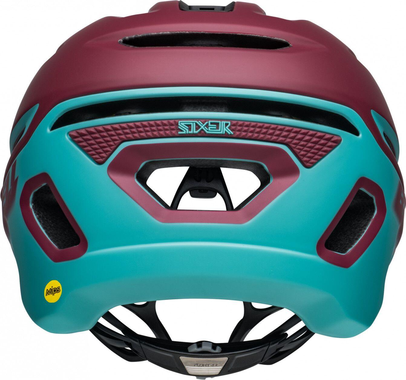 Capacete Bell Sixer Mips Vermelho Azul 5/6