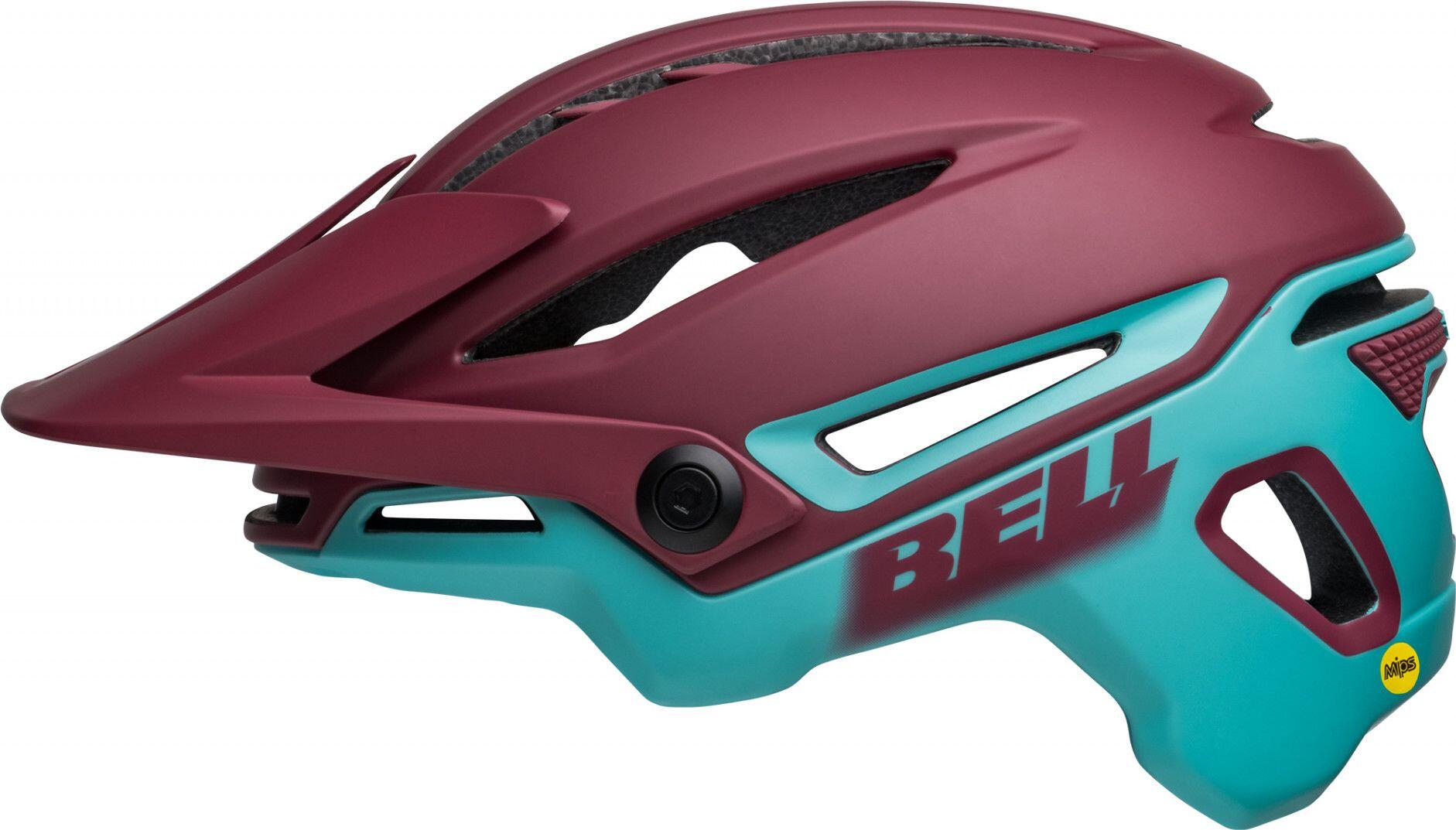 Capacete Bell Sixer Mips Vermelho Azul 4/6