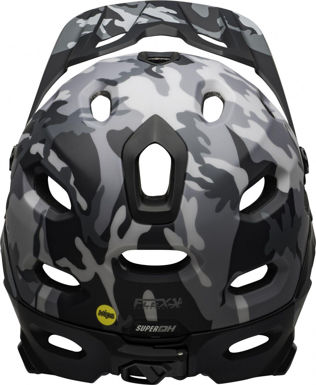 Bell Super DH Mips Casco con mento rimovibile Nero Grigio Camo 5/7