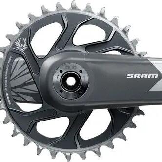 Sram X01 Eagle 12V DUB Boost Plateau Direct Mount 32 Teeth Lunar Gray