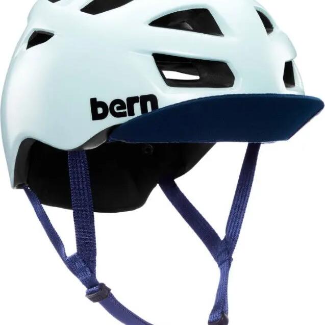 Bern Allston Satin Seaglass Helmet with Visor