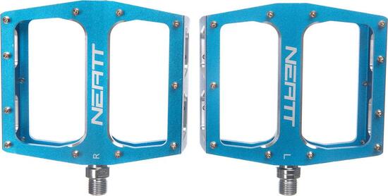 Coppia di pedali Neatt Attack V2 XL 11 Pin Flat Blu