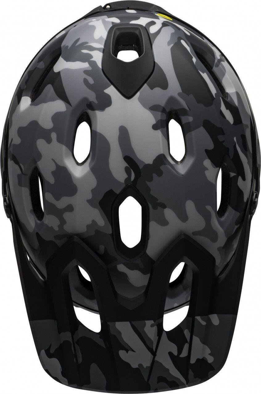 Bell Super DH Mips Casco con mento rimovibile Nero Grigio Camo 4/7