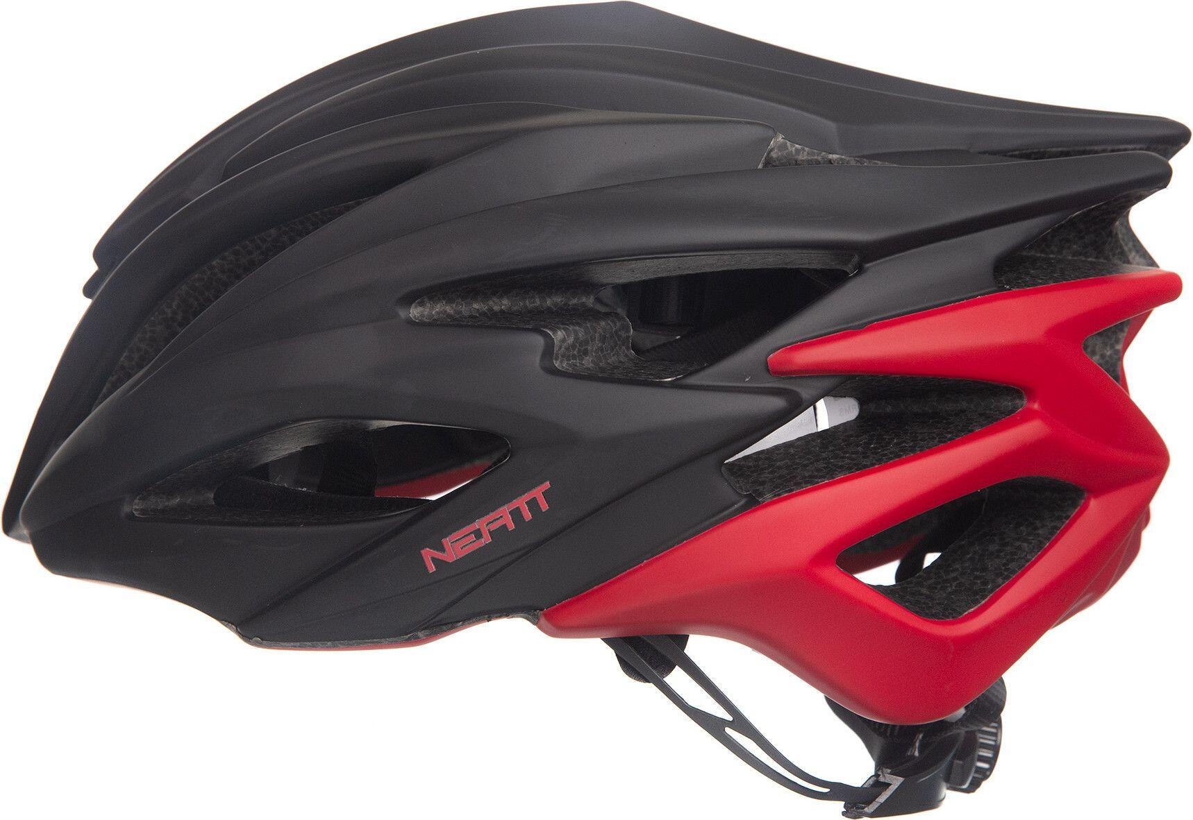 Capacete Neatt Asphalte Race Preto Vermelho 2/7