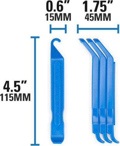Démonte Pneus Park Tool TL-1.2C Bleu (x3) 3/5