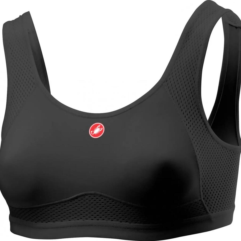 Castelli Rosso Corsa Bra Black