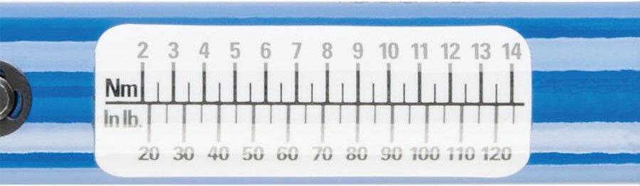 Clé dynamométrique à cliquets PARK TOOL (2-14NM) embout 3/8'' TW-5.2 3/3
